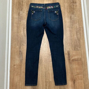 OLD NAVY | Embroidered Curvy/Profile Mid-Rise Denim Jeans